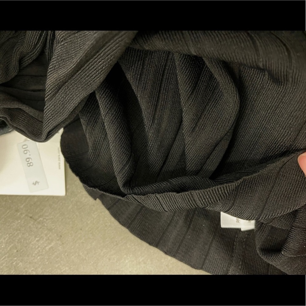 Zara Dresses | Zara Black Knit Maxi Dress With Lace Detail (new with tags!) - Picture 9 of 11